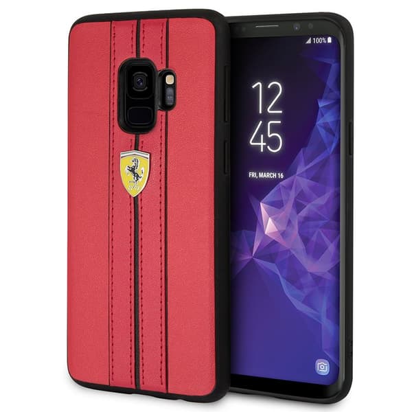 Ferrari Urban Hardcase - Samsung Galaxy S9 -kotelo (punainen)