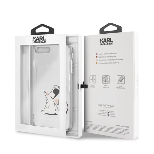 Karl Lagerfeld Choupette Roliga solglasögon - iPhone SE 2020 / 8 / 7 Fodral (transparent)