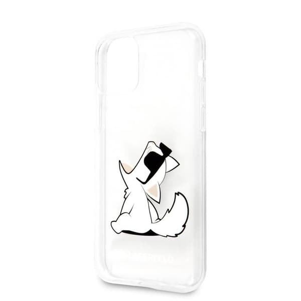 Karl Lagerfeld Choupette roliga solglasögon - iPhone 11 fodral (transparent)