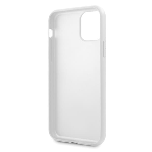 Guess Marble Hardcase i härdat glas - iPhone 11 Pro-fodral (vit)