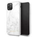 Miniatyrbild 1 av 7: Guess Marble Hardcase i härdat glas - iPhone 11 Pro-fodral (vit)
