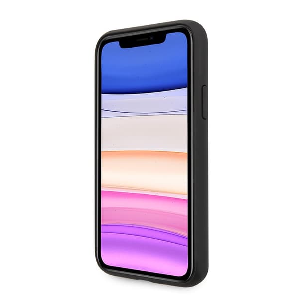 Guess 4G Bottom Stripe Collection - iPhone 11 cover (grå)