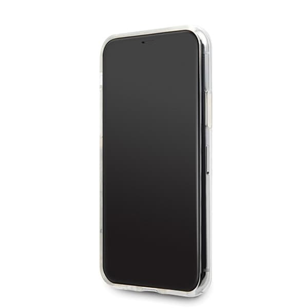 Guess Solid Glitter Triangle - iPhone 11 Pro -kotelo (kulta)