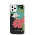 Miniatyrbillede 5 af 7: Guess Flower Shiny Collection N1 - iPhone 11 Pro-cover (sort)