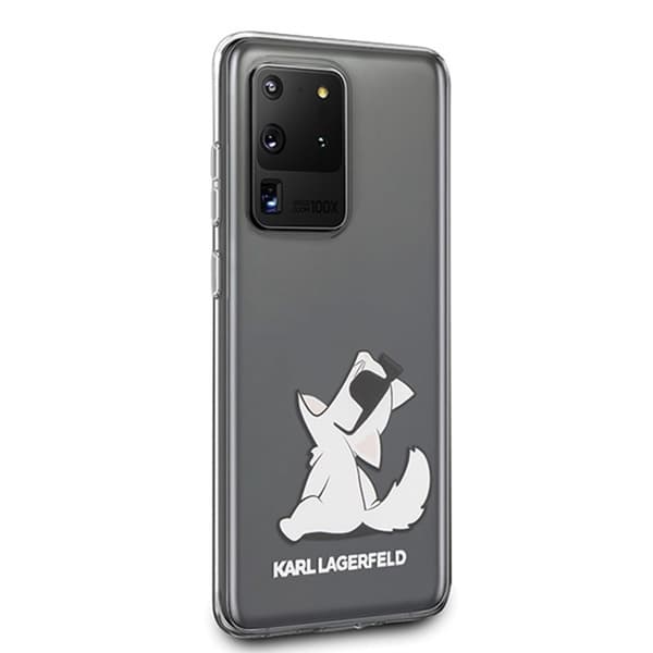 Karl Lagerfeld Choupette hauskat aurinkolasit - Samsung Galaxy S20 Ultra Case (läpinäkyvä)