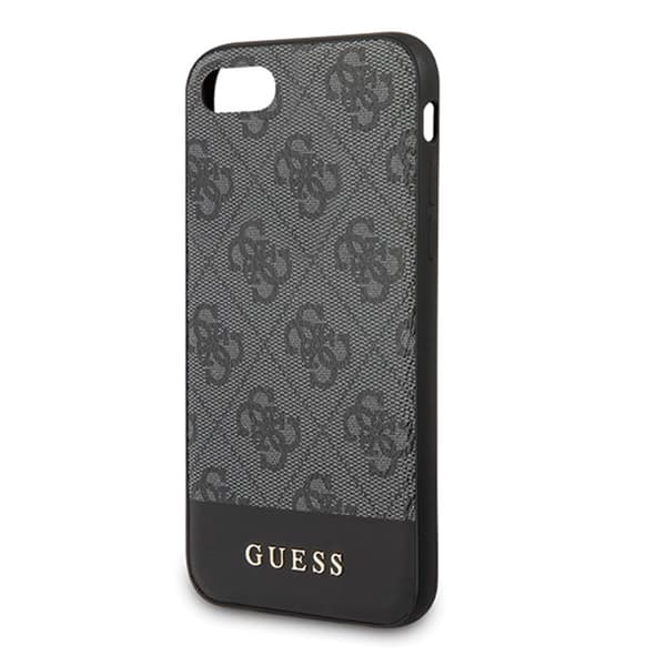 Guess 4G Bottom Stripe Collection – iPhone SE 2020/8/7 kotelo (harmaa)