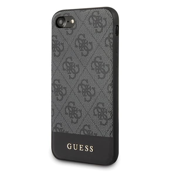 Guess 4G Bottom Stripe Collection – iPhone SE 2020/8/7 kotelo (harmaa)