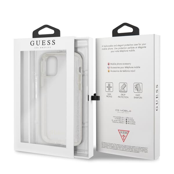Guess Glitter Case - iPhone 11 Pro -kotelo (hopea)