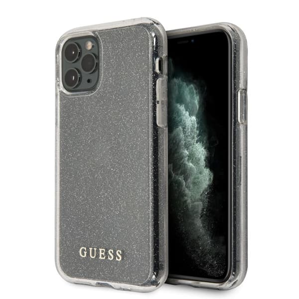 Guess Glitter Case - iPhone 11 Pro -kotelo (hopea)