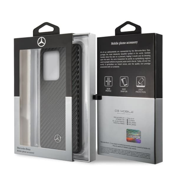 Mercedes Dynamic Hard Case - Samsung Galaxy S20 Ultra Case (musta)