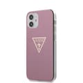 Miniatyrbillede 1 af 5: Guess Metallic Triange - iPhone 12 Mini Cover (Pink)
