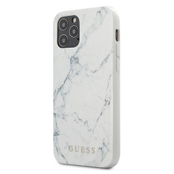 Guess Marble - iPhone 12 Mini Cover (hvid)