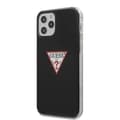Miniatyrbillede 1 af 5: Guess Triangle-logo - iPhone 12 / iPhone 12 Pro-cover (sort)