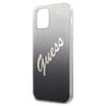 Miniatyrbild 6 av 8: Guess Glitter Gradient Script - iPhone 12 / iPhone 12 Pro-fodral (svart)
