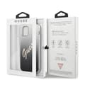 Miniatyrbild 8 av 8: Guess Glitter Gradient Script - iPhone 12 / iPhone 12 Pro-fodral (svart)