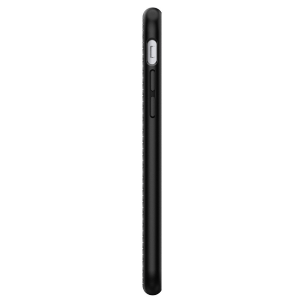 Spigen Liquid Air - Cover til iPhone SE 2022 / SE 2020 / 8 / 7 (sort)