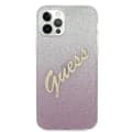 Miniatyrbillede 3 af 8: Guess Glitter Gradient Script - iPhone 12 Pro Max etui (Pink)