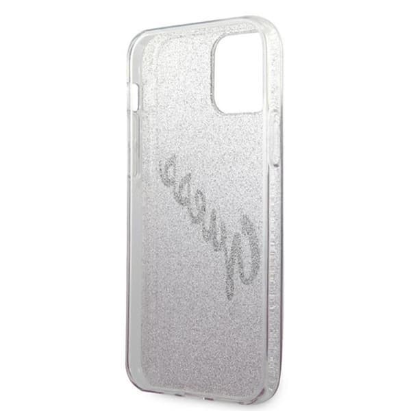 Guess Glitter Gradient Script - iPhone 12 Pro Max etui (Pink)