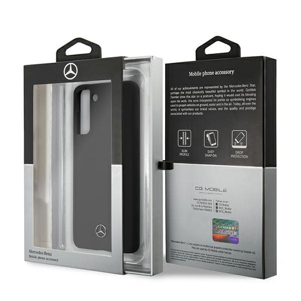Mercedes Silicone Line - Samsung Galaxy S21+ Fodral (svart)