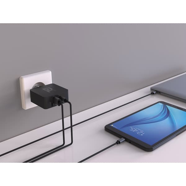 Green Cell - 45W PD USB-C oplader med USB-C kabel og ekstra USB port