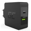 Miniatyrbillede 1 af 5: Green Cell - 45W PD USB-C oplader med USB-C kabel og ekstra USB port