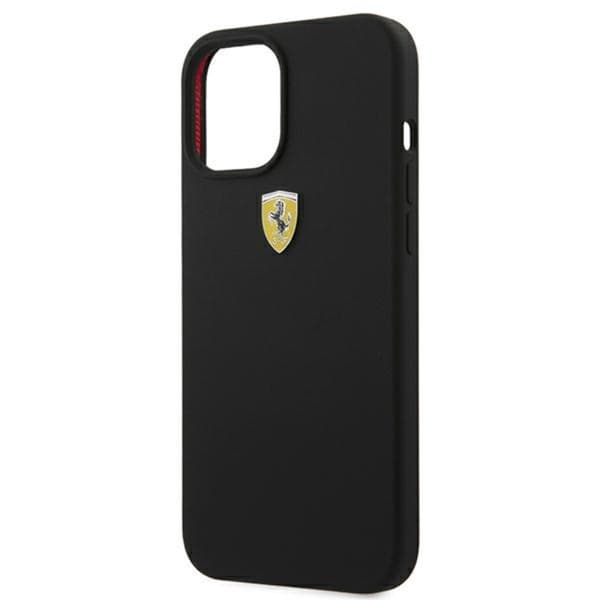 Ferrari On Track Silicone – iPhone 12 Pro Max -kotelo (musta)