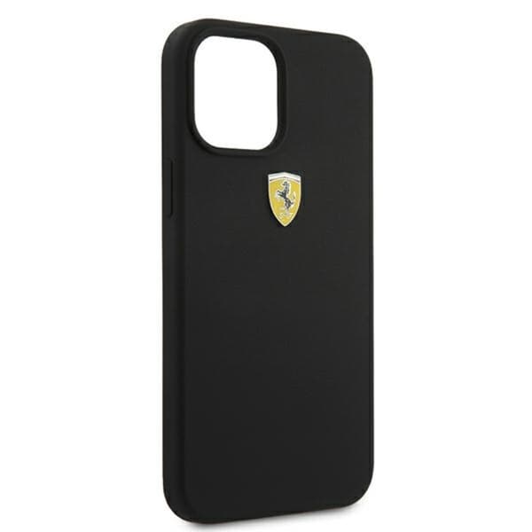 Ferrari On Track Silicone – iPhone 12 Pro Max -kotelo (musta)