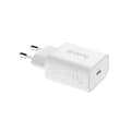 Miniatyrbillede 3 af 10: Crong USB-C rejseoplader – USB-C Power Delivery 20W vægoplader (hvid)
