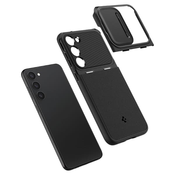 Spigen Optik Armor - Etui til Samsung Galaxy S23 (sort)