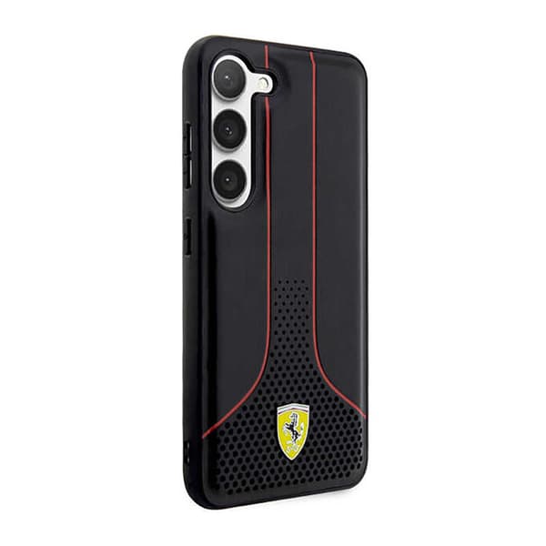 Ferrari Perforated 296P Collection - Samsung Galaxy S23+ etui (sort)