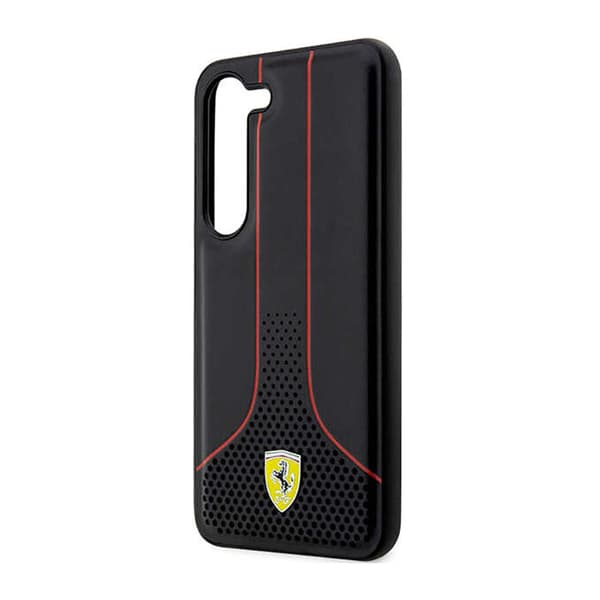 Ferrari Perforated 296P Collection - Samsung Galaxy S23+ etui (sort)