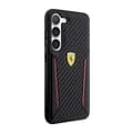 Miniatyrbild 4 av 8: Ferrari Carbon Contrast Edges - Samsung Galaxy S23+ skal (svart)