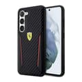Miniatyrbild 1 av 8: Ferrari Carbon Contrast Edges - Samsung Galaxy S23+ skal (svart)