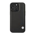 Miniatyrbillede 3 af 7: BMW Leather Blue Dots - iPhone 14 Pro etui (sort)