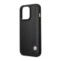 Miniatyrbillede 6 af 7: BMW Leather Blue Dots - iPhone 14 Pro etui (sort)