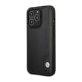Miniatyrbillede 2 af 7: BMW Leather Blue Dots - iPhone 14 Pro etui (sort)