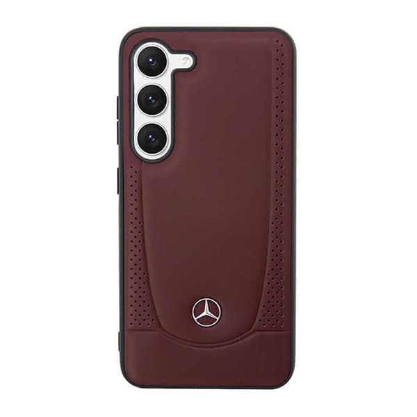 Mercedes Leather Urban Line - Samsung Galaxy S23+ -kuori (punainen)