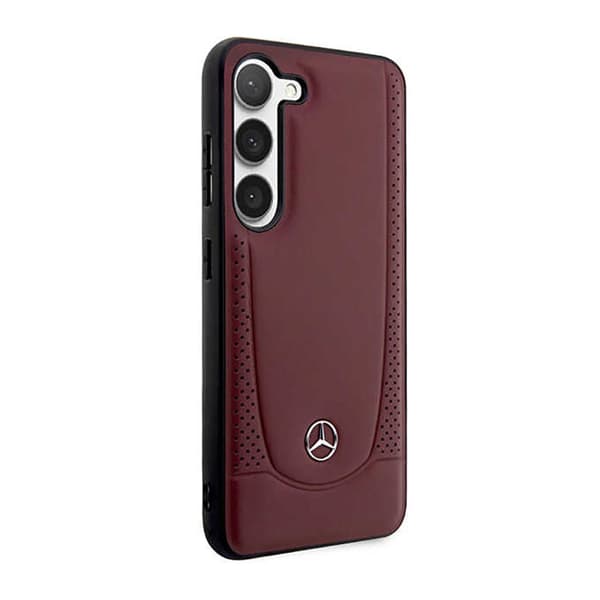Mercedes Leather Urban Line - Samsung Galaxy S23+ -kuori (punainen)