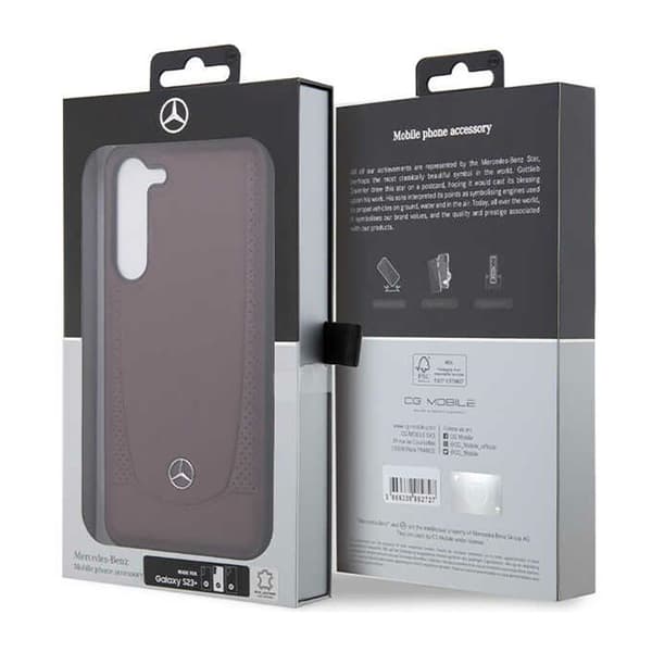 Mercedes Leather Urban Line - Samsung Galaxy S23+ -kuori (punainen)