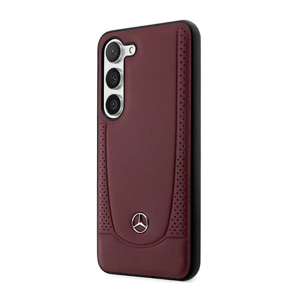 Mercedes Leather Urban Line - Samsung Galaxy S23+ -kuori (punainen)