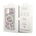 Miniatyrbillede 8 af 8: Guess Flower MagSafe - iPhone 14 cover (gennemsigtig)