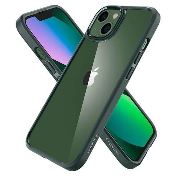 Spigen Ultra Hybrid - iPhone 13 cover (grøn)