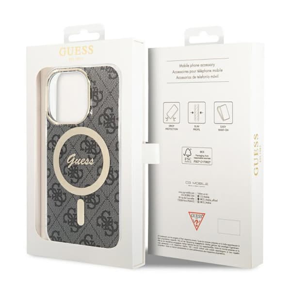 Guess 4G MagSafe - iPhone 13 Pro-cover (sort)