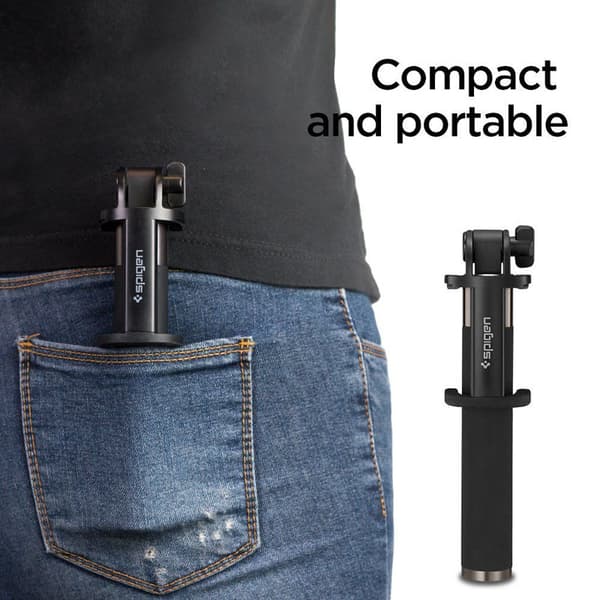 Spigen S530W - Selfie stick holder (sort)