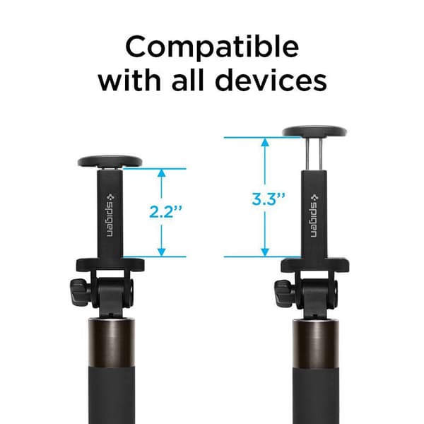 Spigen S530W - Selfie stick holder (sort)
