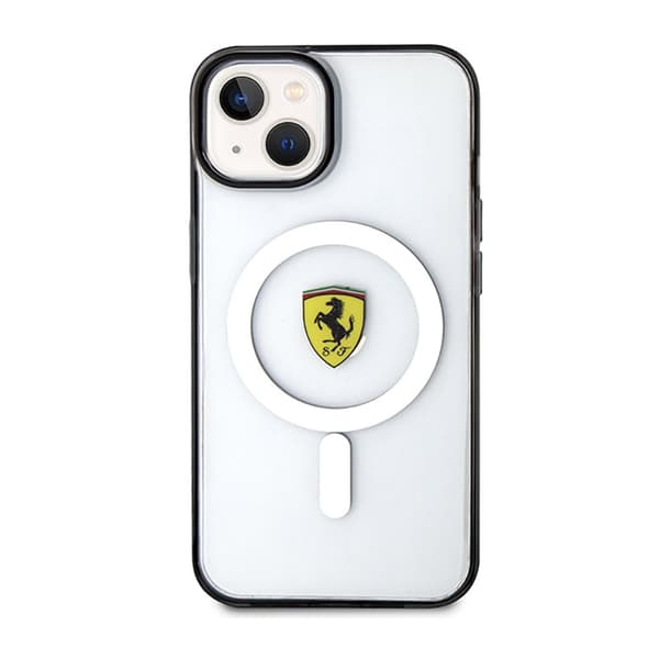 Ferrari Outline Magsafe - iPhone 14 Plus etui (gennemsigtig)