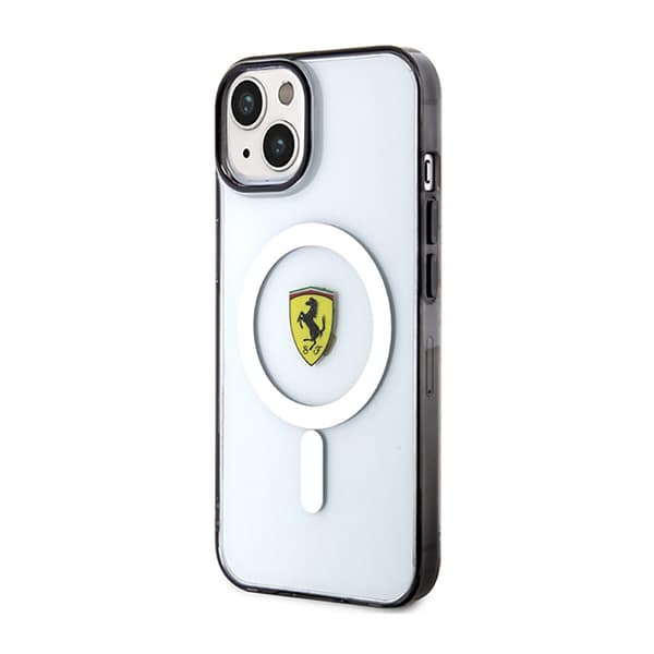 Ferrari Outline Magsafe - iPhone 14 Plus etui (gennemsigtig)