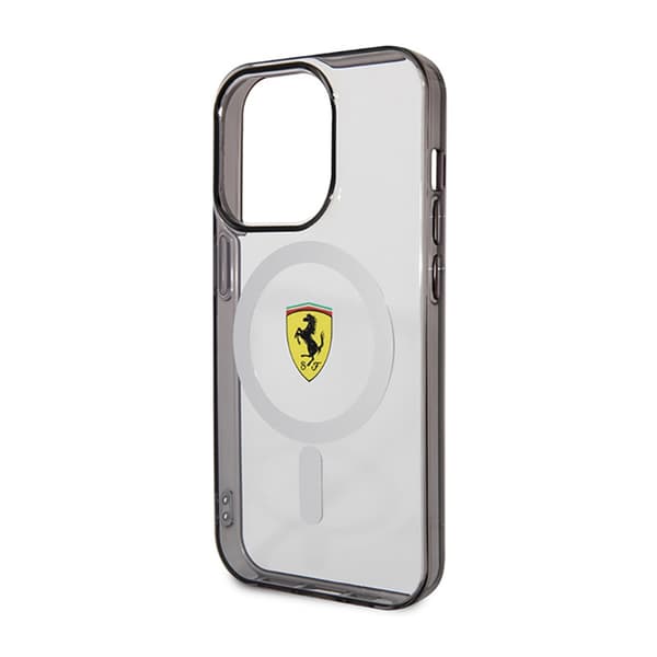 Ferrari Outline Magsafe - iPhone 14 Pro-cover (gennemsigtig)