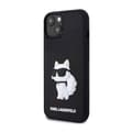 Miniatyrbild 2 av 8: Karl Lagerfeld 3D gummi NFT Choupette - iPhone 14 fodral (svart)