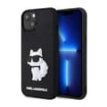 Miniatyrbild 1 av 8: Karl Lagerfeld 3D gummi NFT Choupette - iPhone 14 fodral (svart)